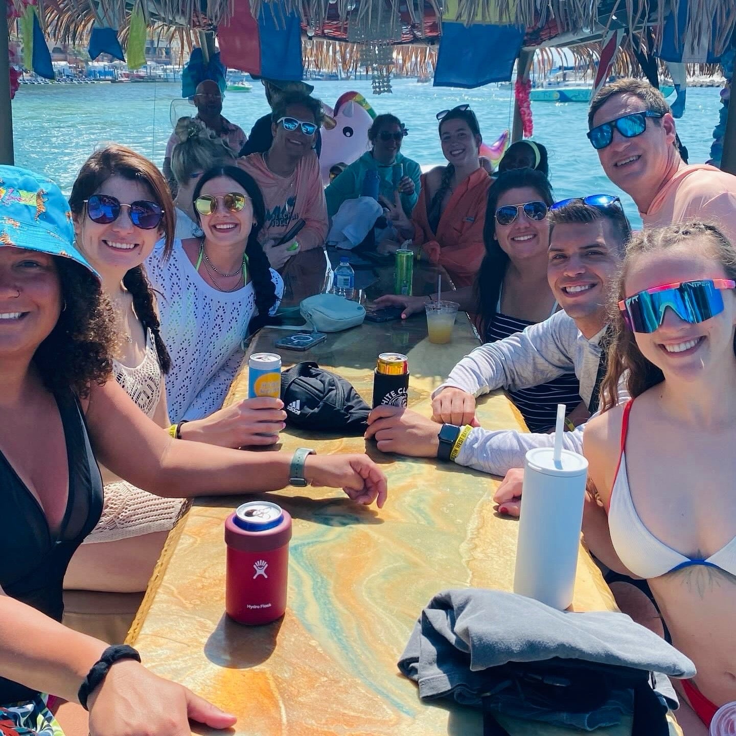 Pink Tiki Party Cruise up to 18 Passengers
