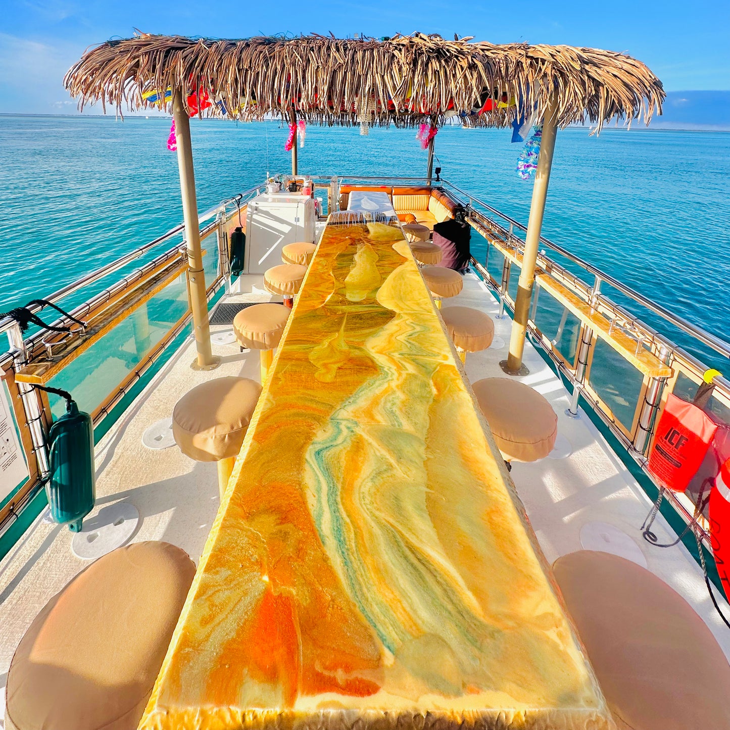 Pink Tiki Party Cruise up to 18 Passengers