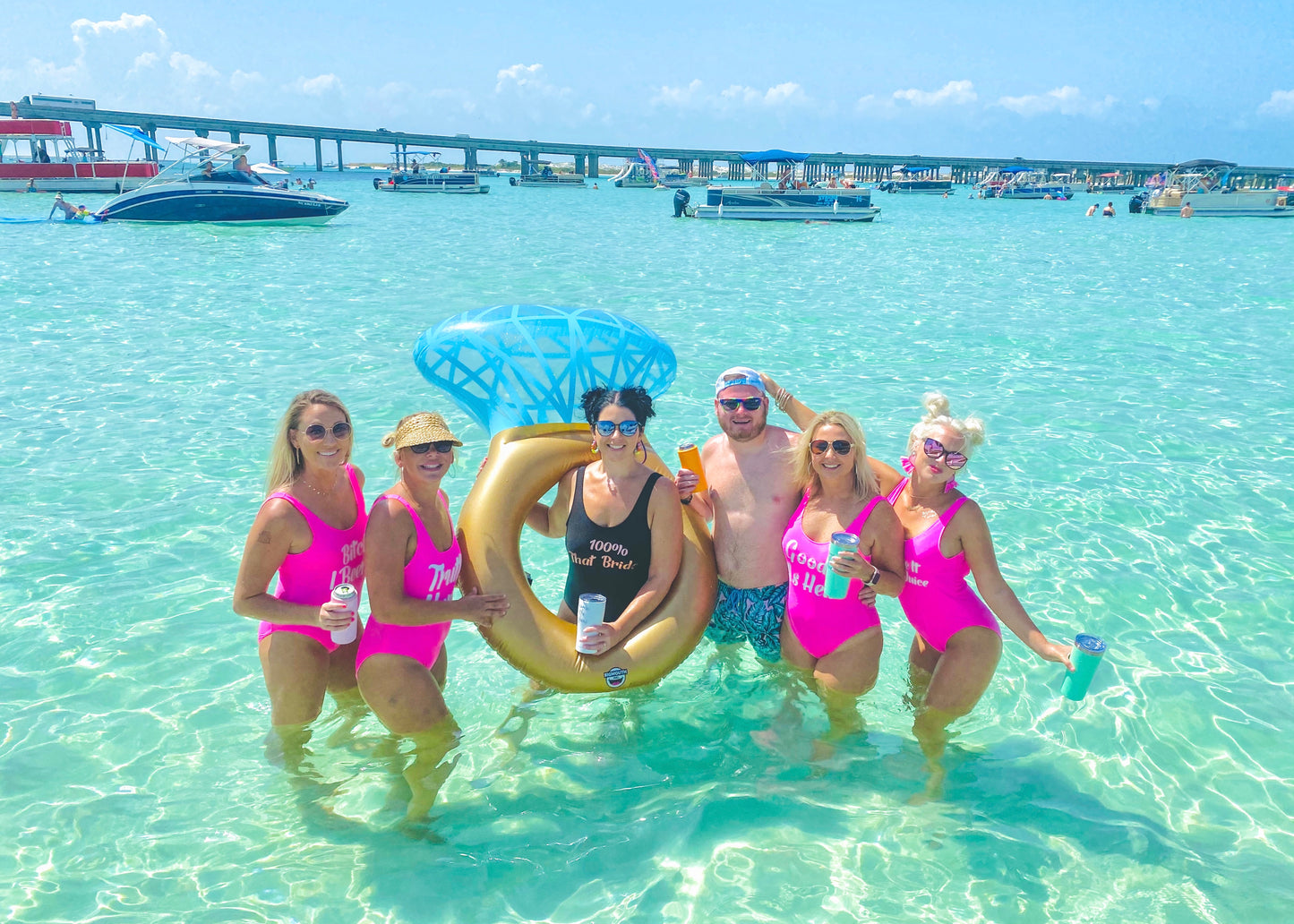 Bachelorette Pontoon Party up to 6 Passengers