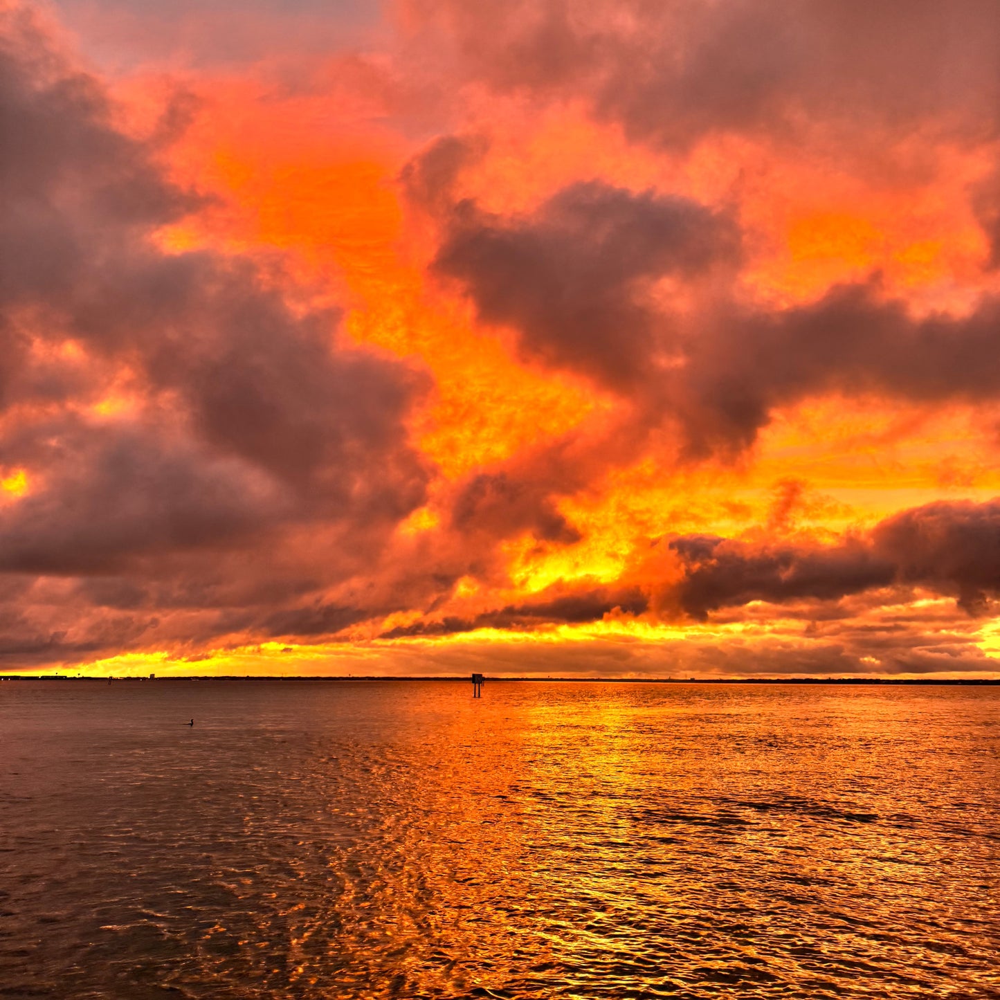 Crab Island At Sunset