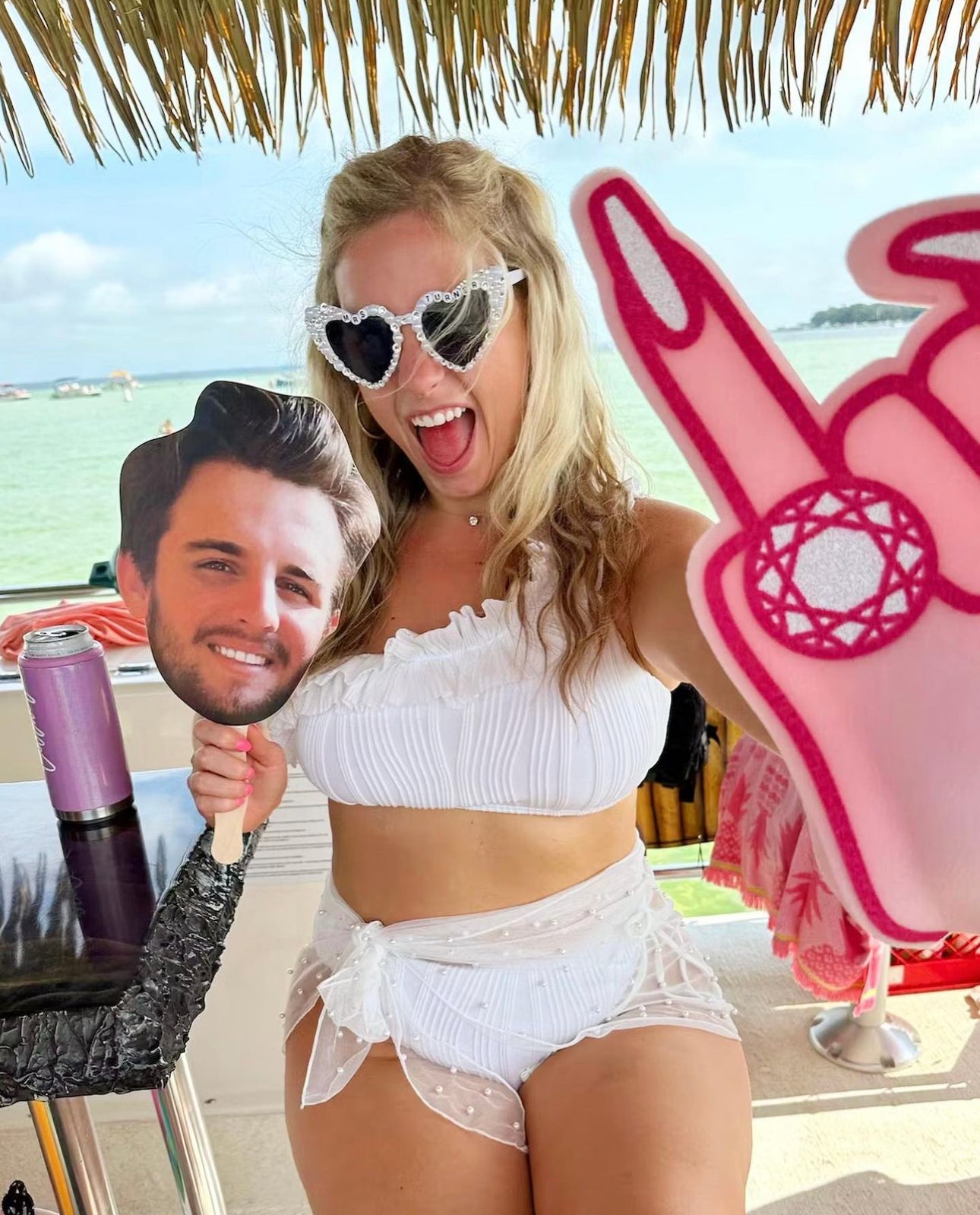 Pink Tiki Party Cruise up to 18 Passengers