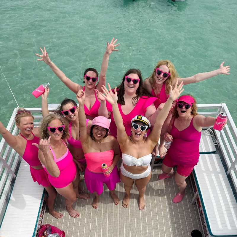 Bachelorette Party Pontoon Boat Rental