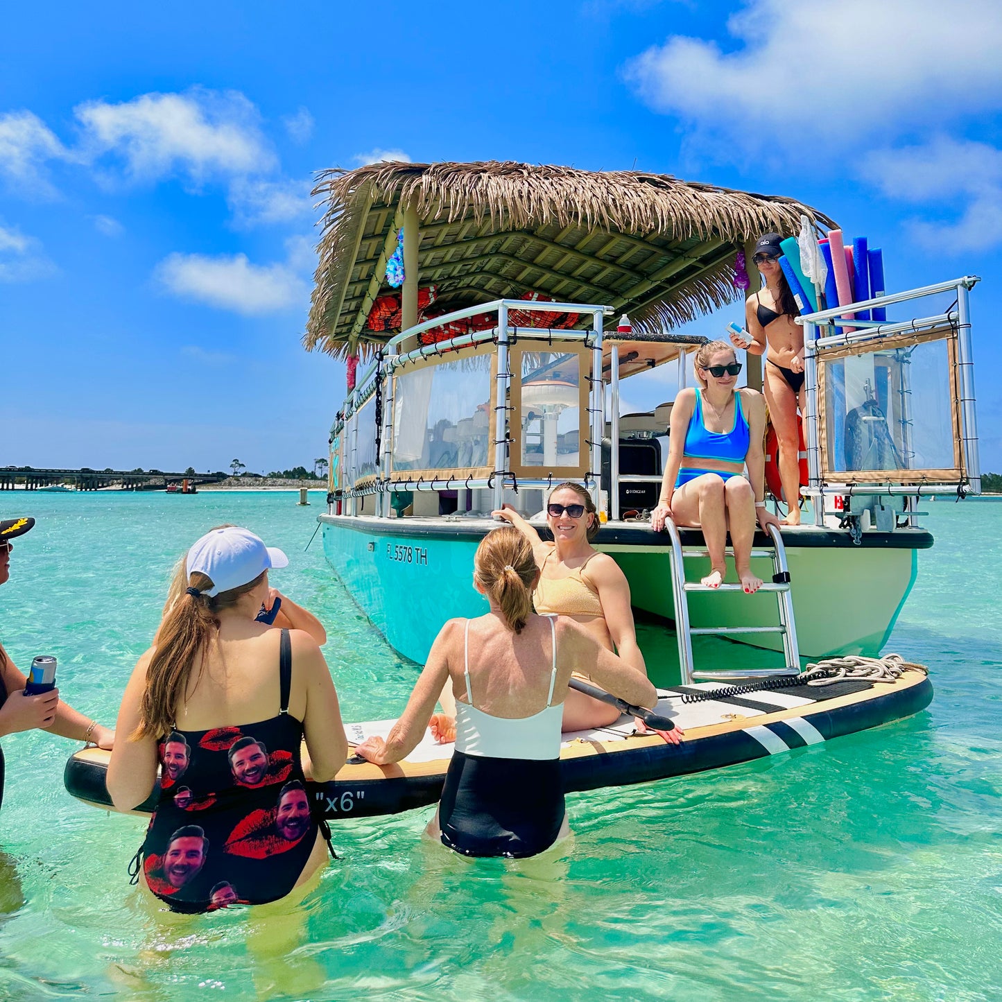 Tiki Party Cruise up to 18 passengers