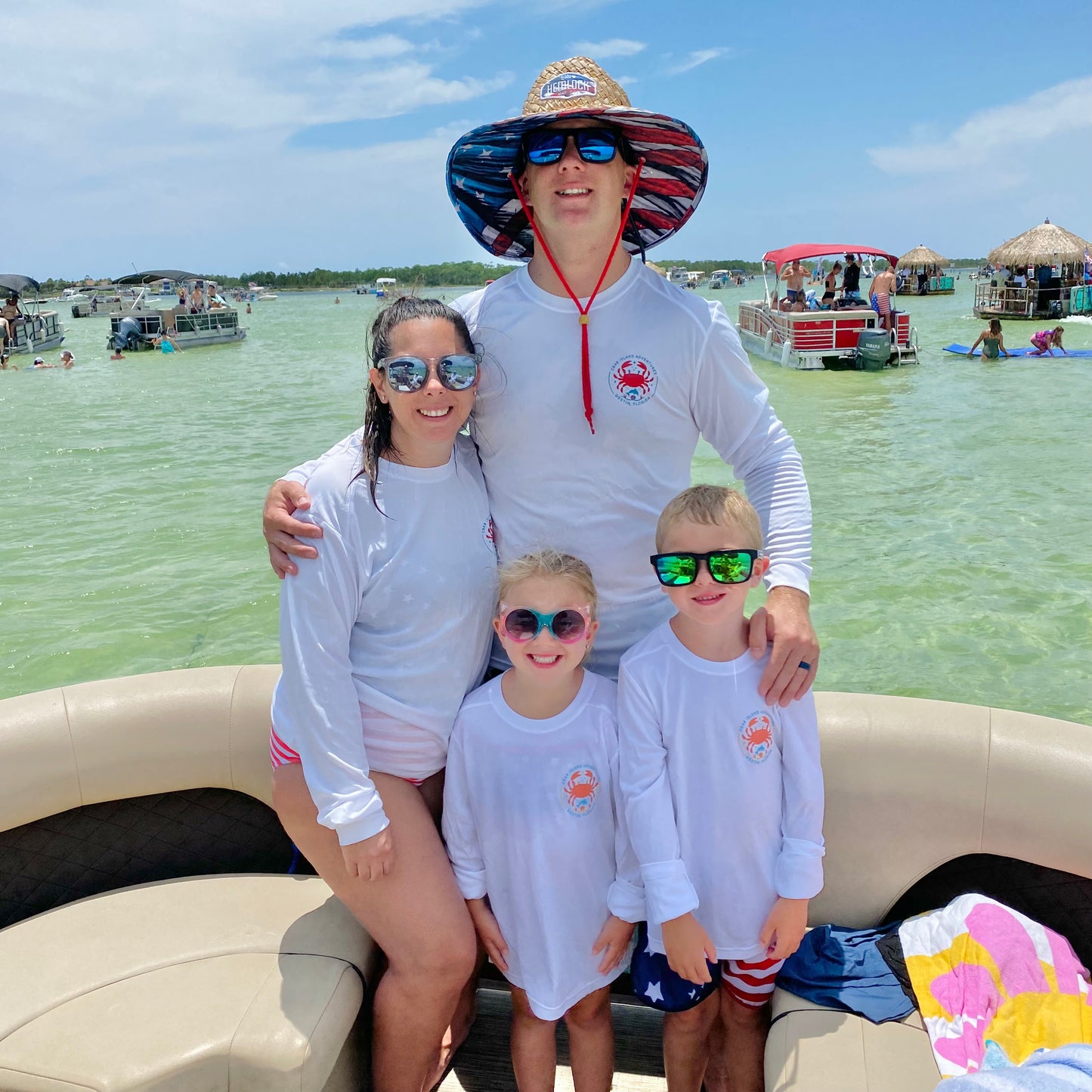 Kid’s Long Sleeve Crab Island Sun Shirt