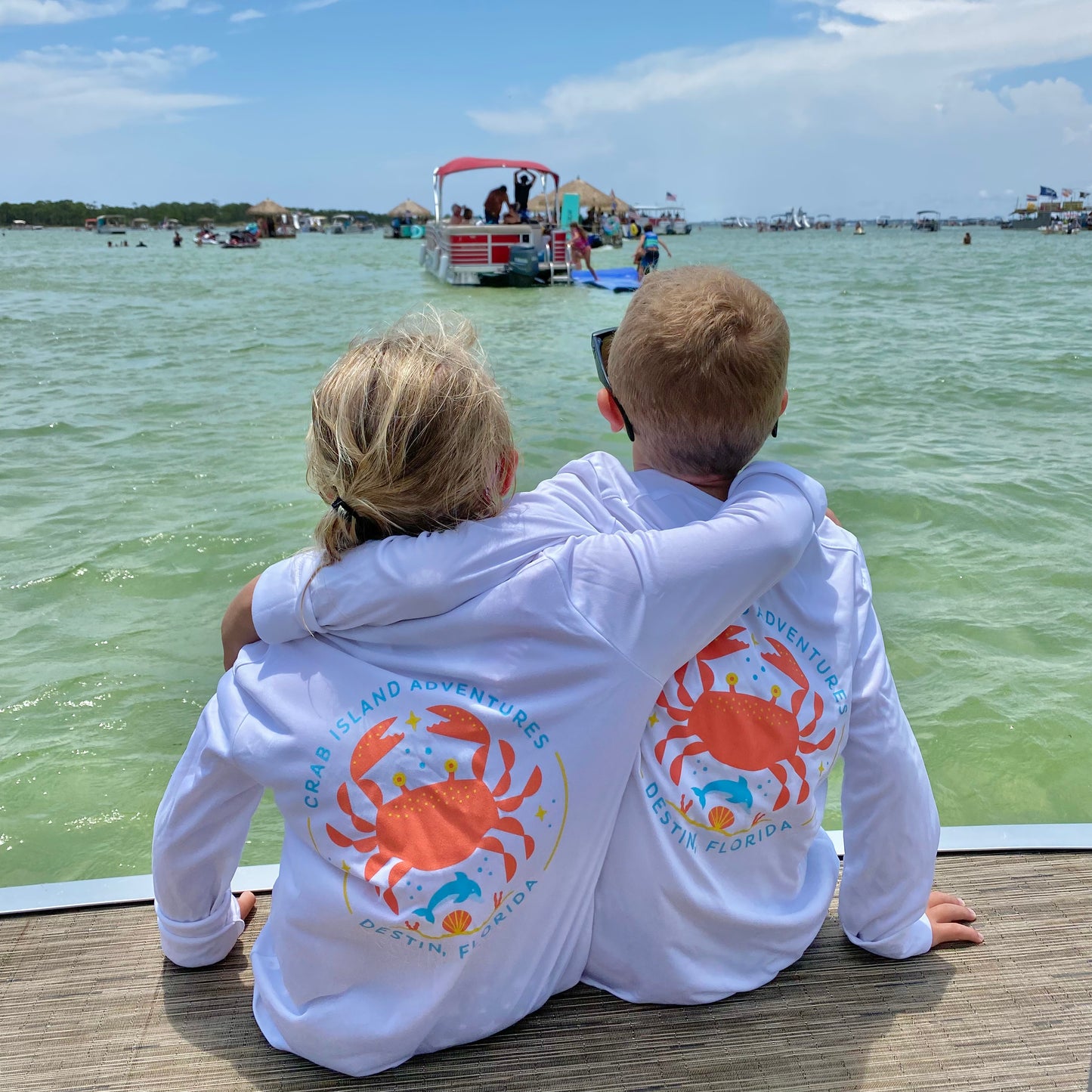 Kid’s Long Sleeve Crab Island Sun Shirt