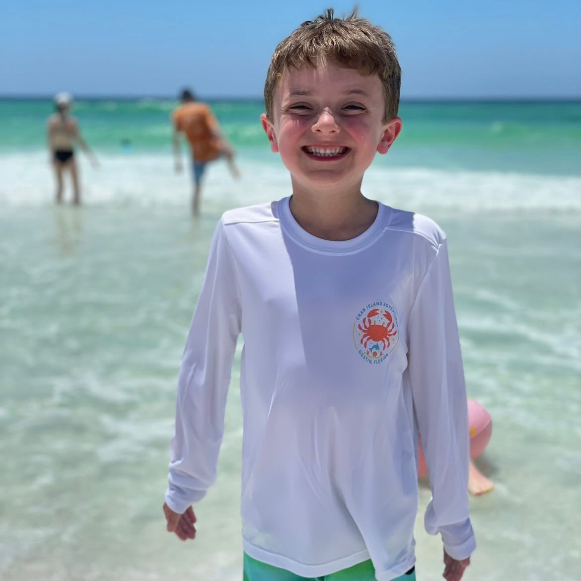 Kid’s Long Sleeve Crab Island Sun Shirt