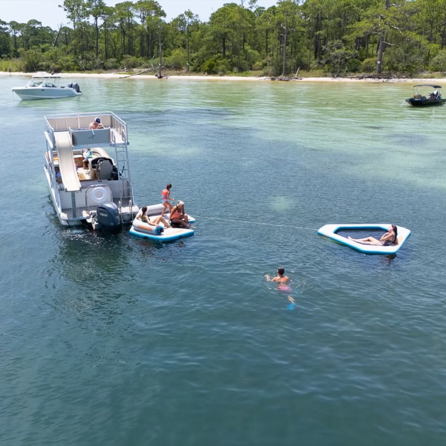 Captained Adventure Up To 6 People With Slide