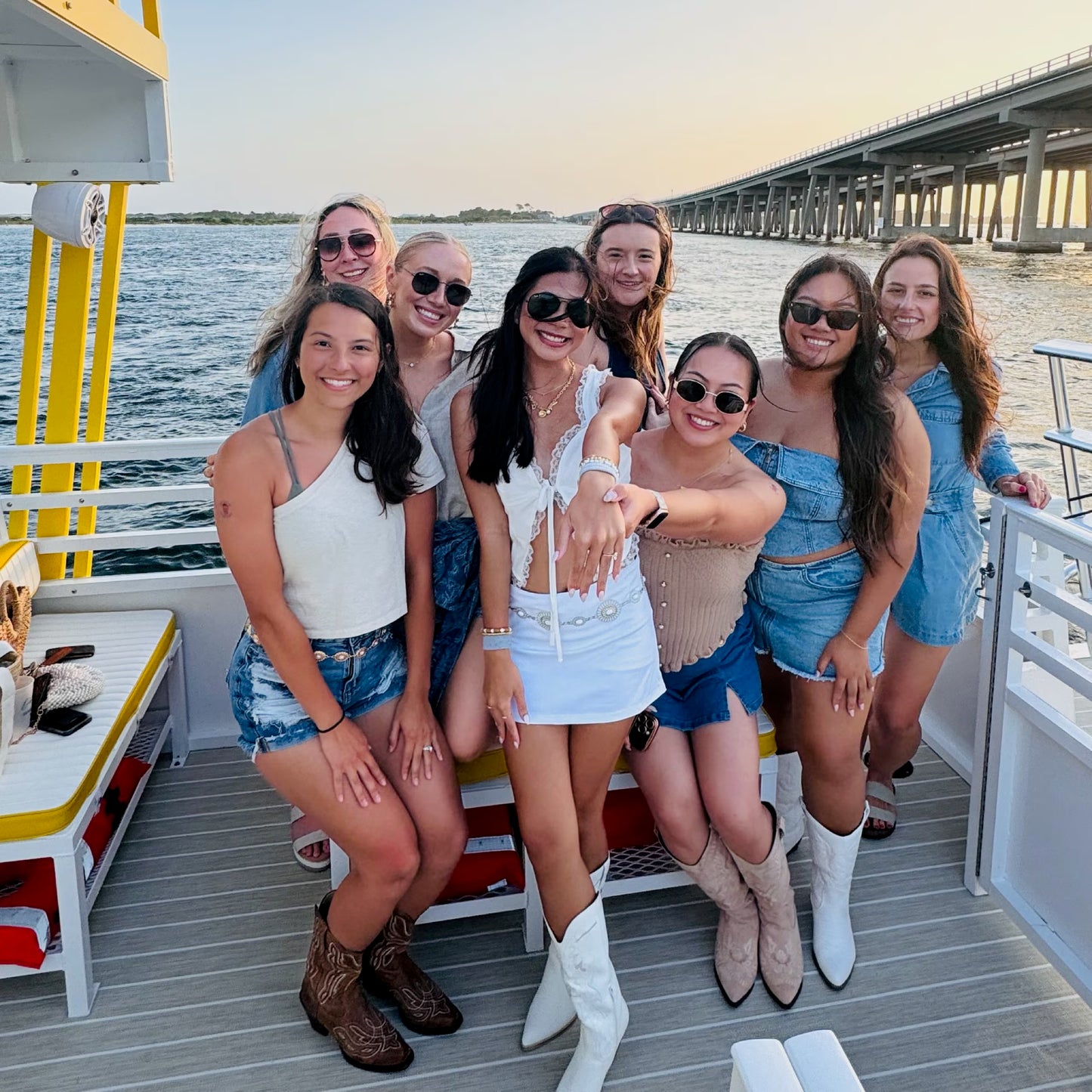 Bachelorette Sunset Cruise up to 18 passengers