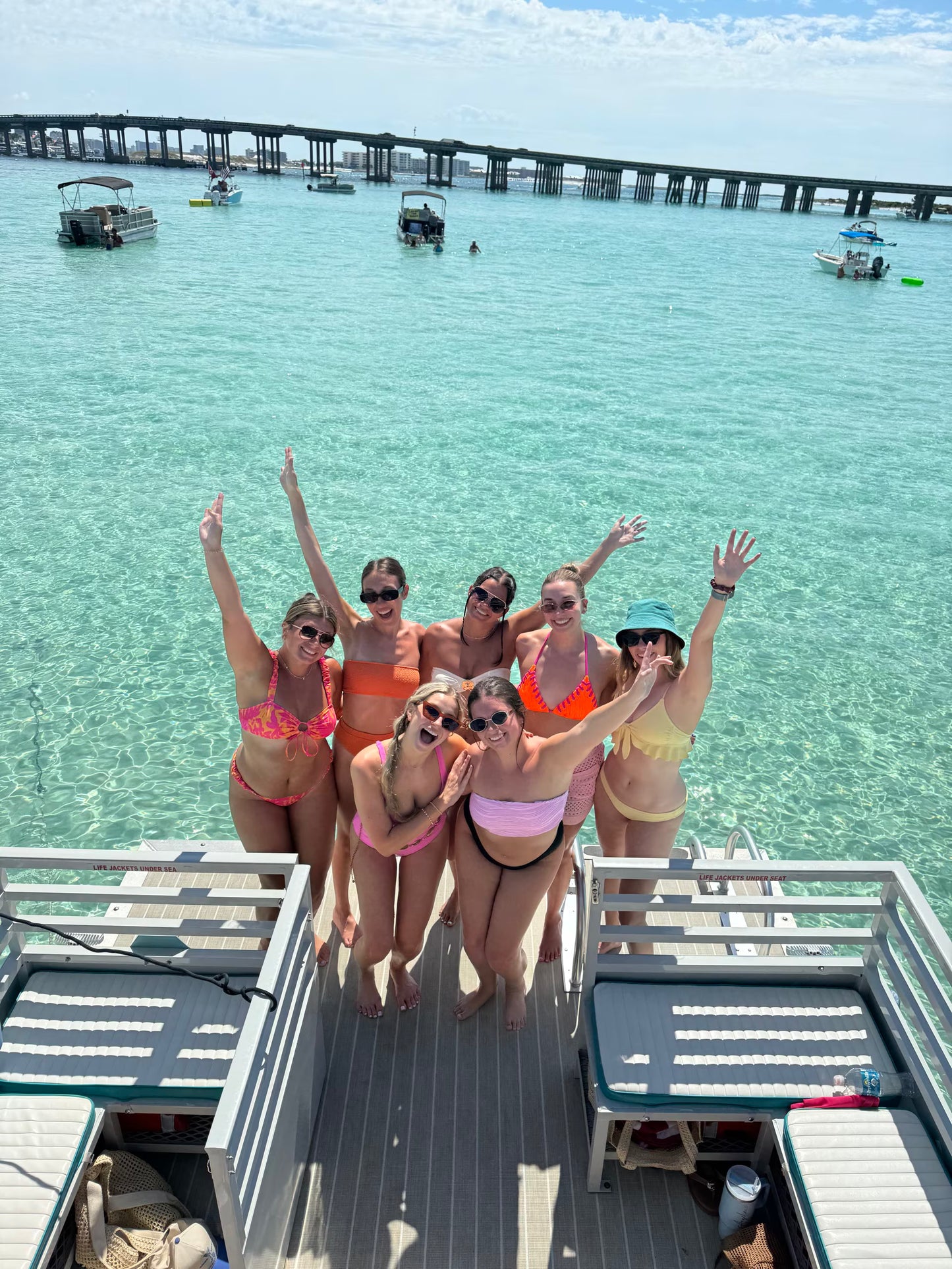 Bachelorette Party Cruise up to 20 Passengers with Restroom