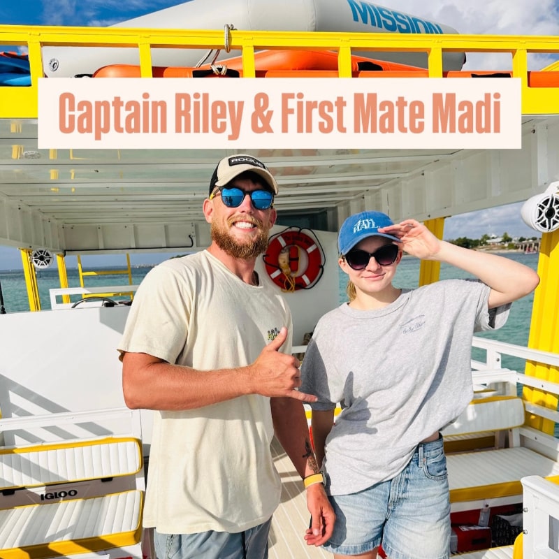 Captain Riley and First Mate Madi